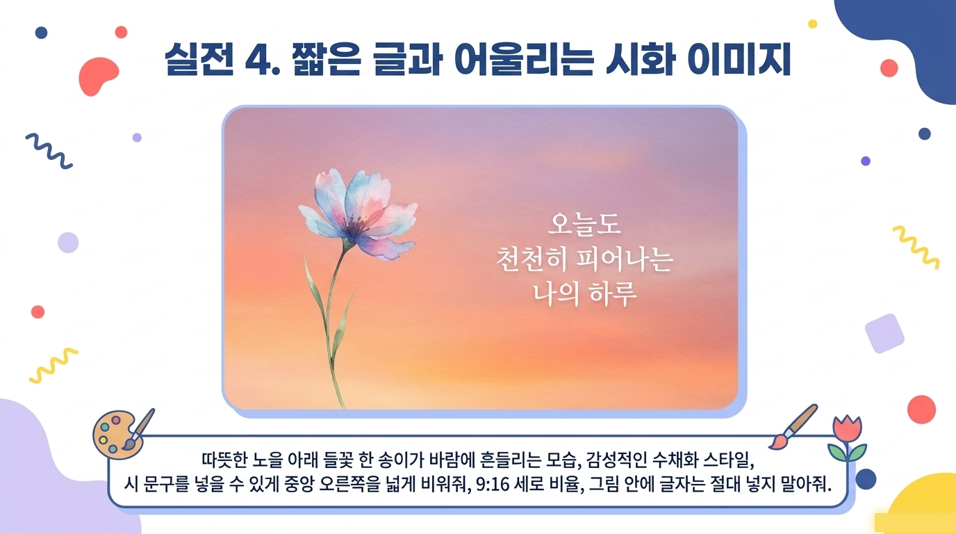 시화 이미지 교재 예시