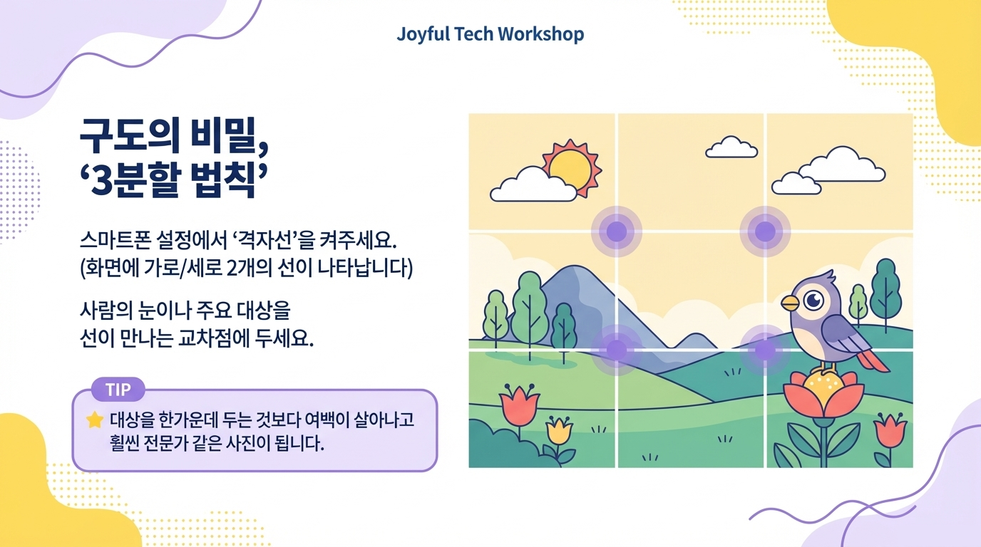 사진 구도 삼분할 안내