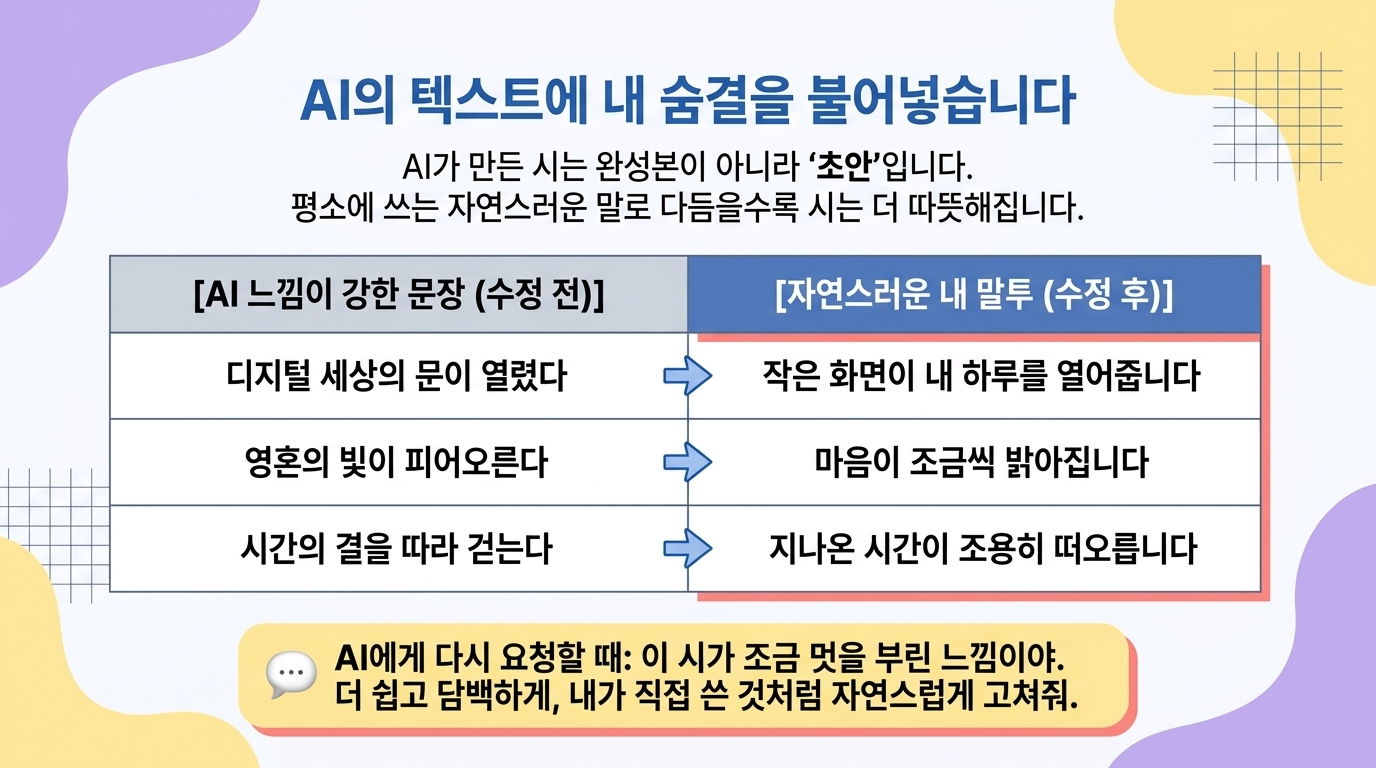 AI와 함께 시를 다듬되 내 목소리를 지킵니다 교재 안내