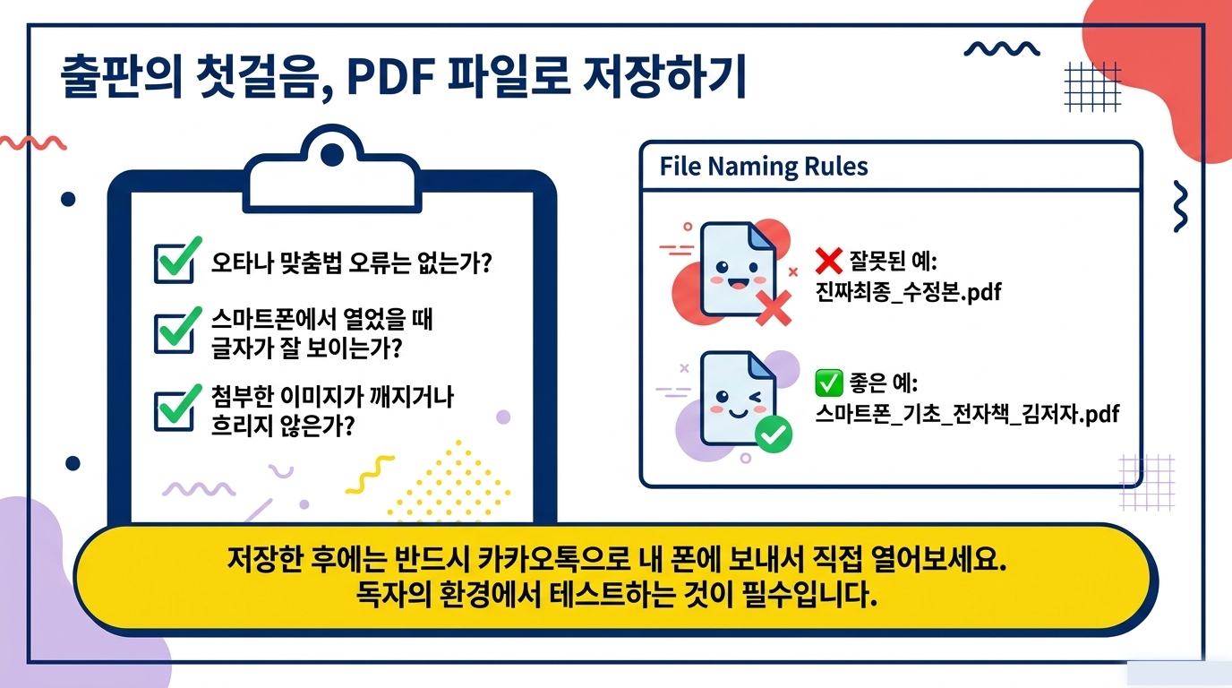 PDF로 저장하고 검수하기 교재 안내