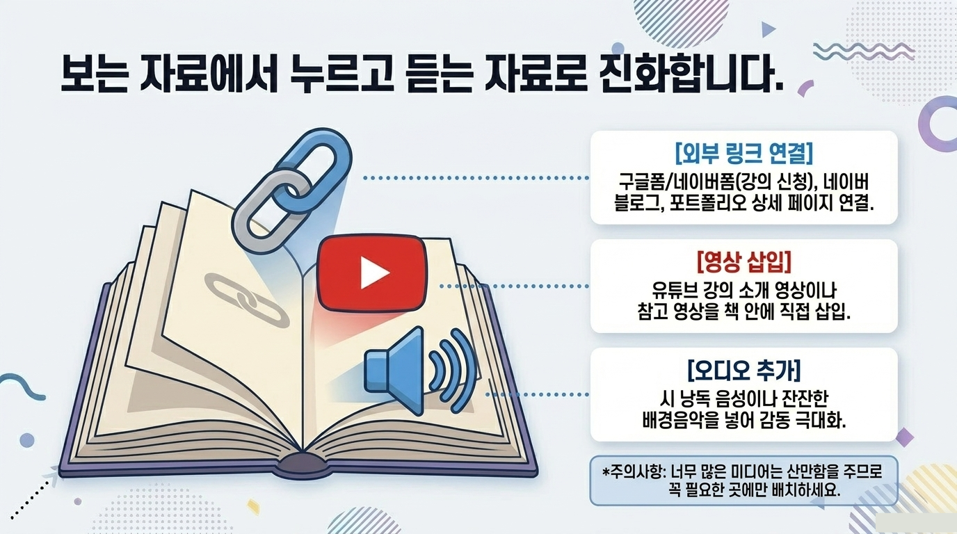 링크·영상·음원 삽입하기 교재 안내