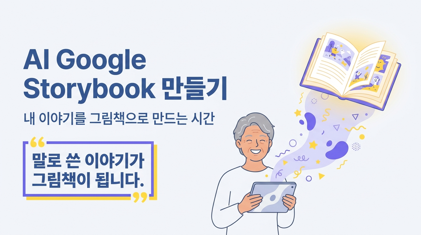 AI Google Storybook 만들기 내 이야기를 그림책으로 만드는 시간